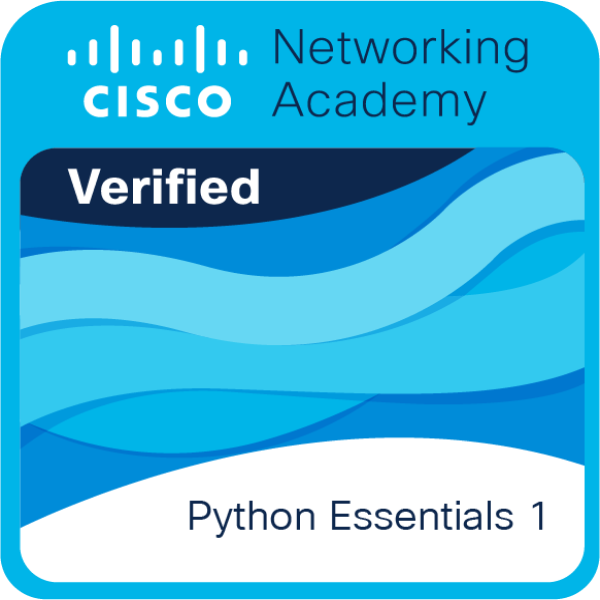 Badge Cisco Python Essentials 1