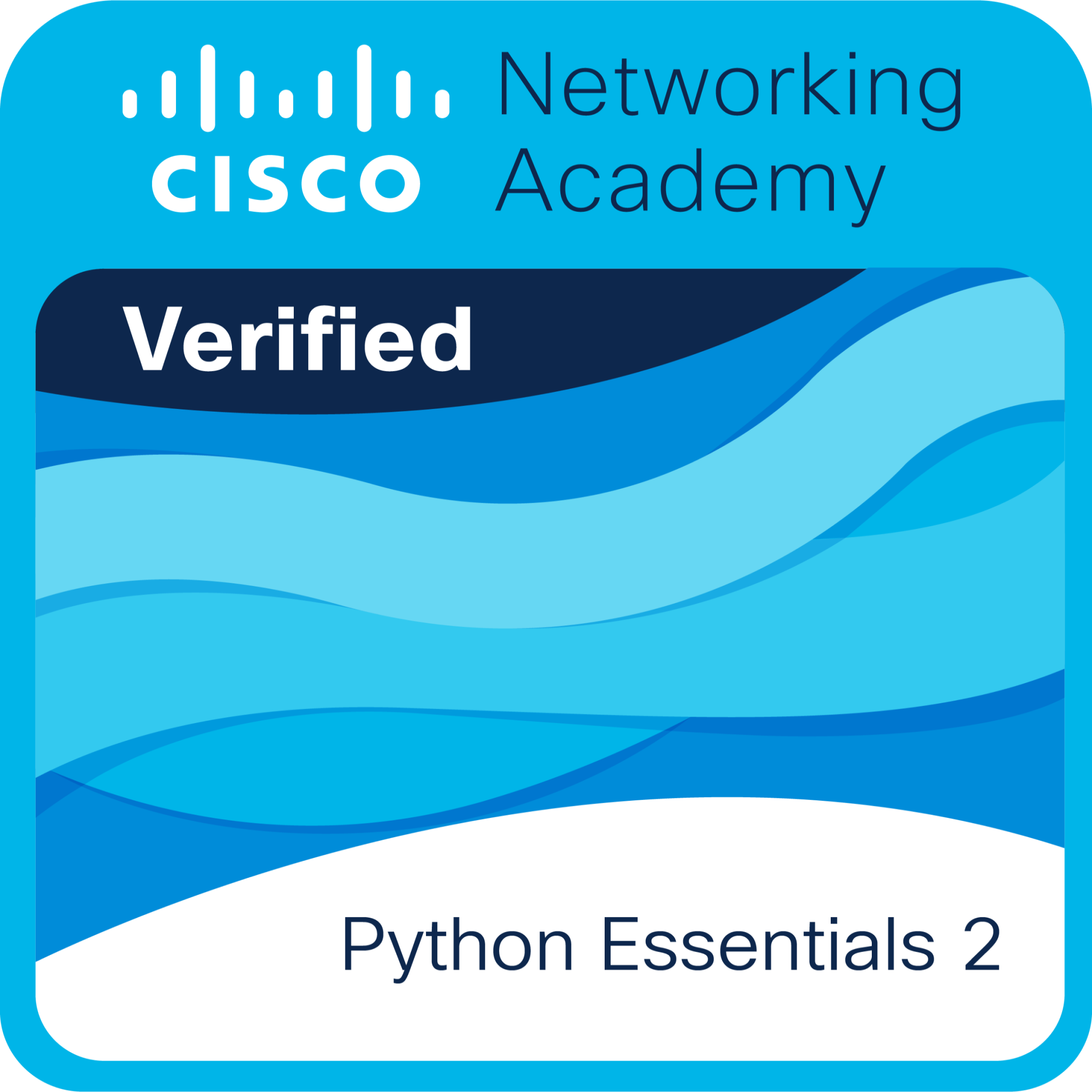 Badge Cisco Python Essentials 2